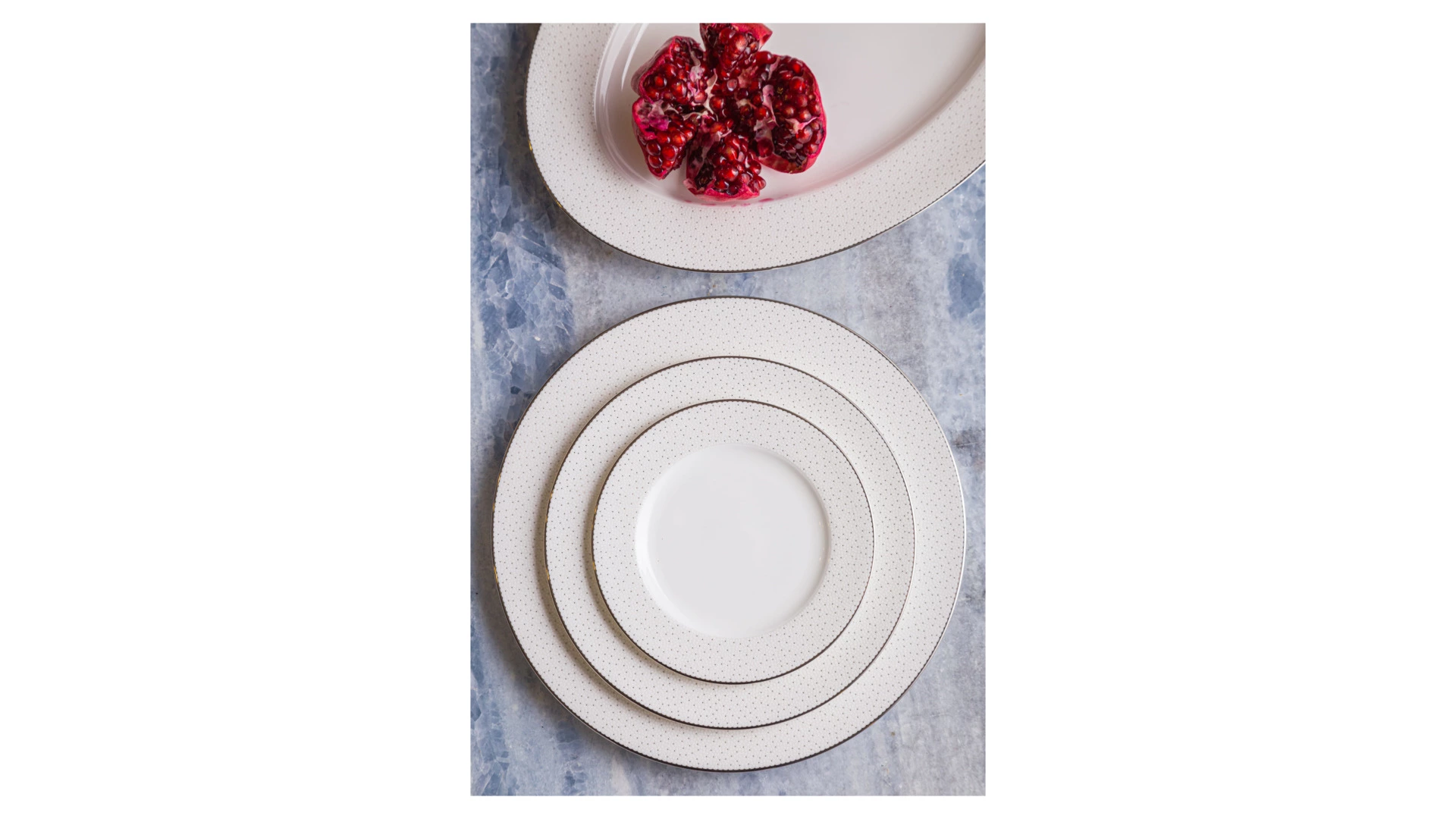 Блюдо овальное Noritake Брум-стрит 37 см, фарфор костяной