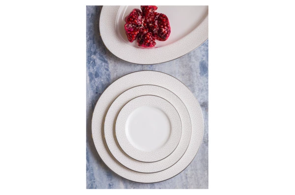 Блюдо овальное Noritake Брум-стрит 37 см, фарфор костяной