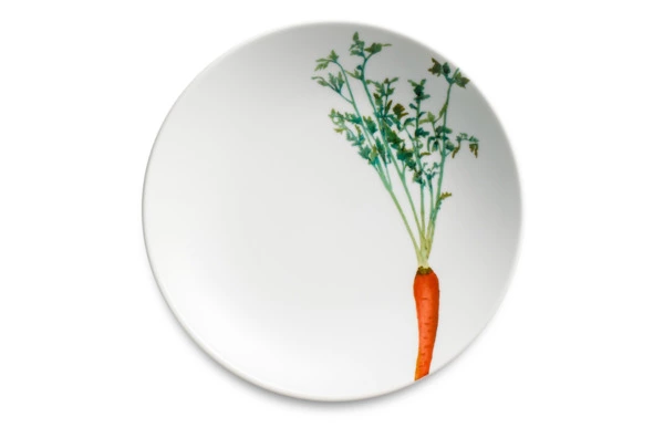 Тарелка для пасты Noritake Овощной букет Морковка 23 см, фарфор
