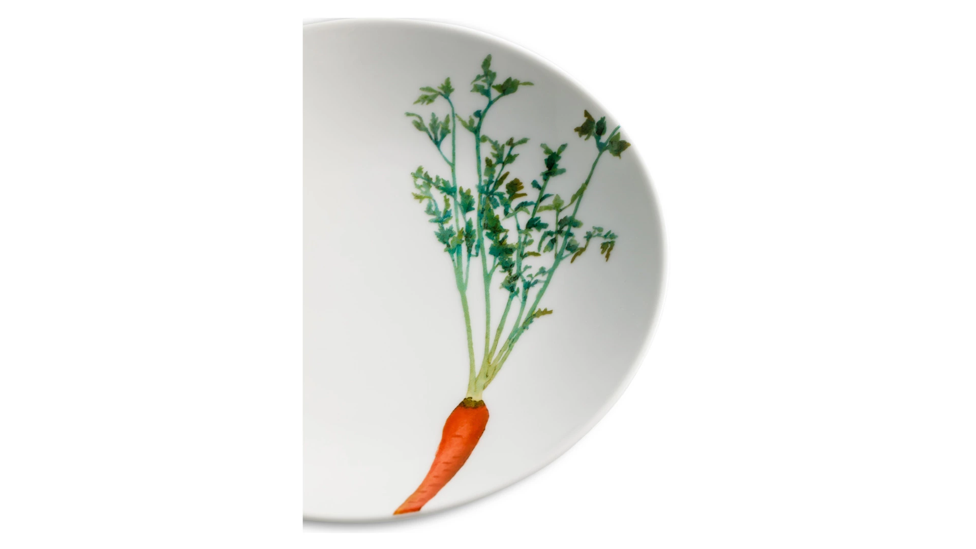Тарелка для пасты Noritake Овощной букет Морковка 23 см, фарфор