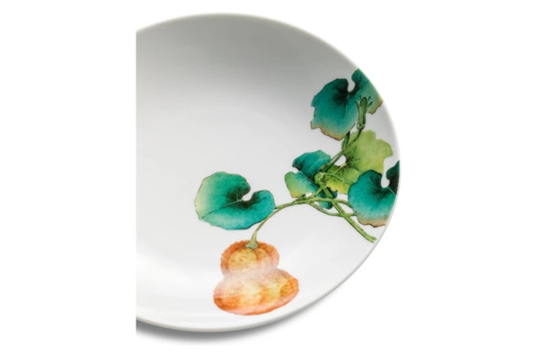 Тарелка для пасты Noritake Овощной букет Тыква 23 см, фарфор