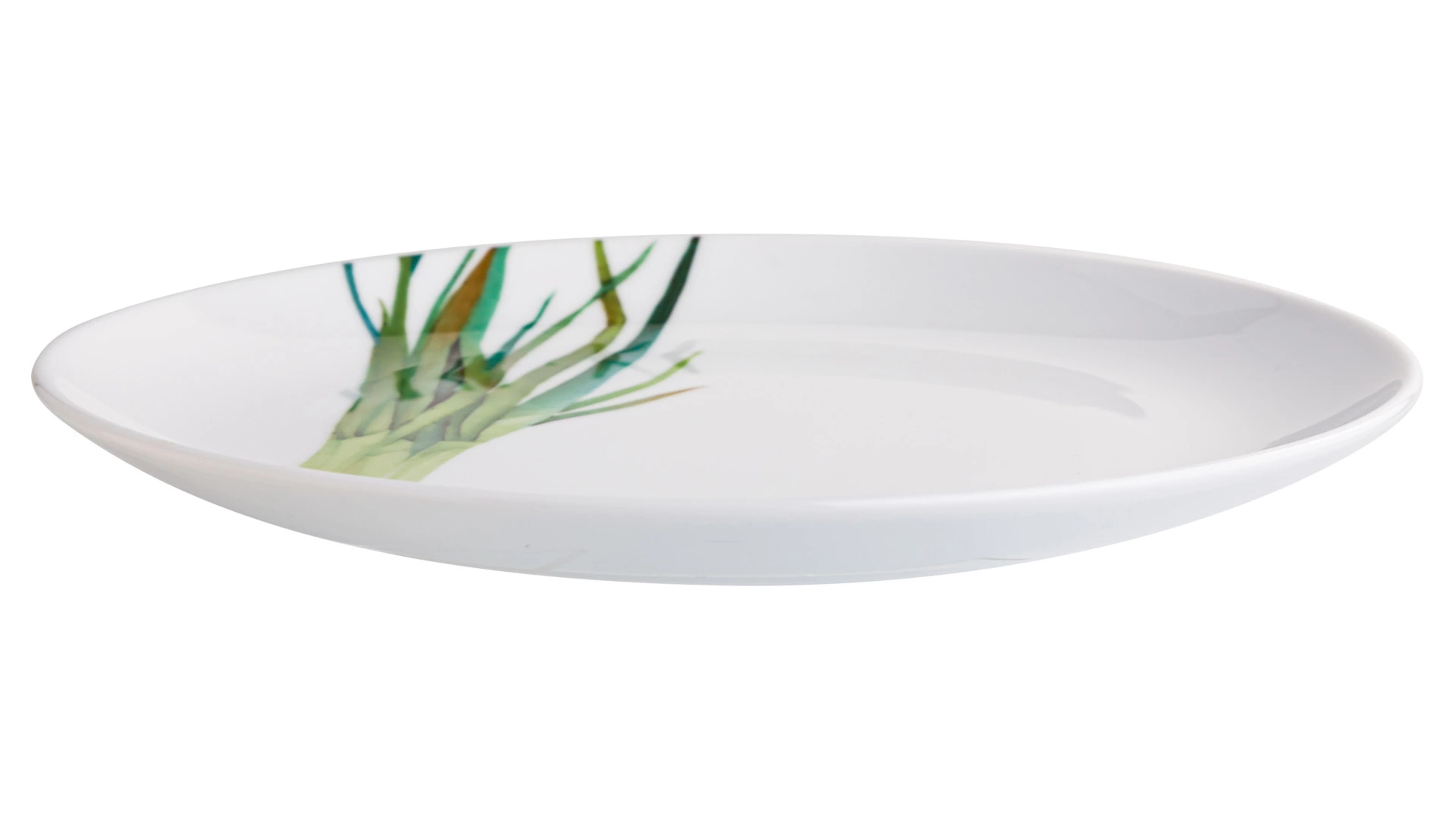 Тарелка закусочная Noritake Овощной букет Зеленый лук 24 см, фарфор