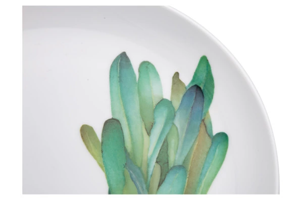 Тарелка закусочная Noritake Овощной букет Горчица 24 см, фарфор