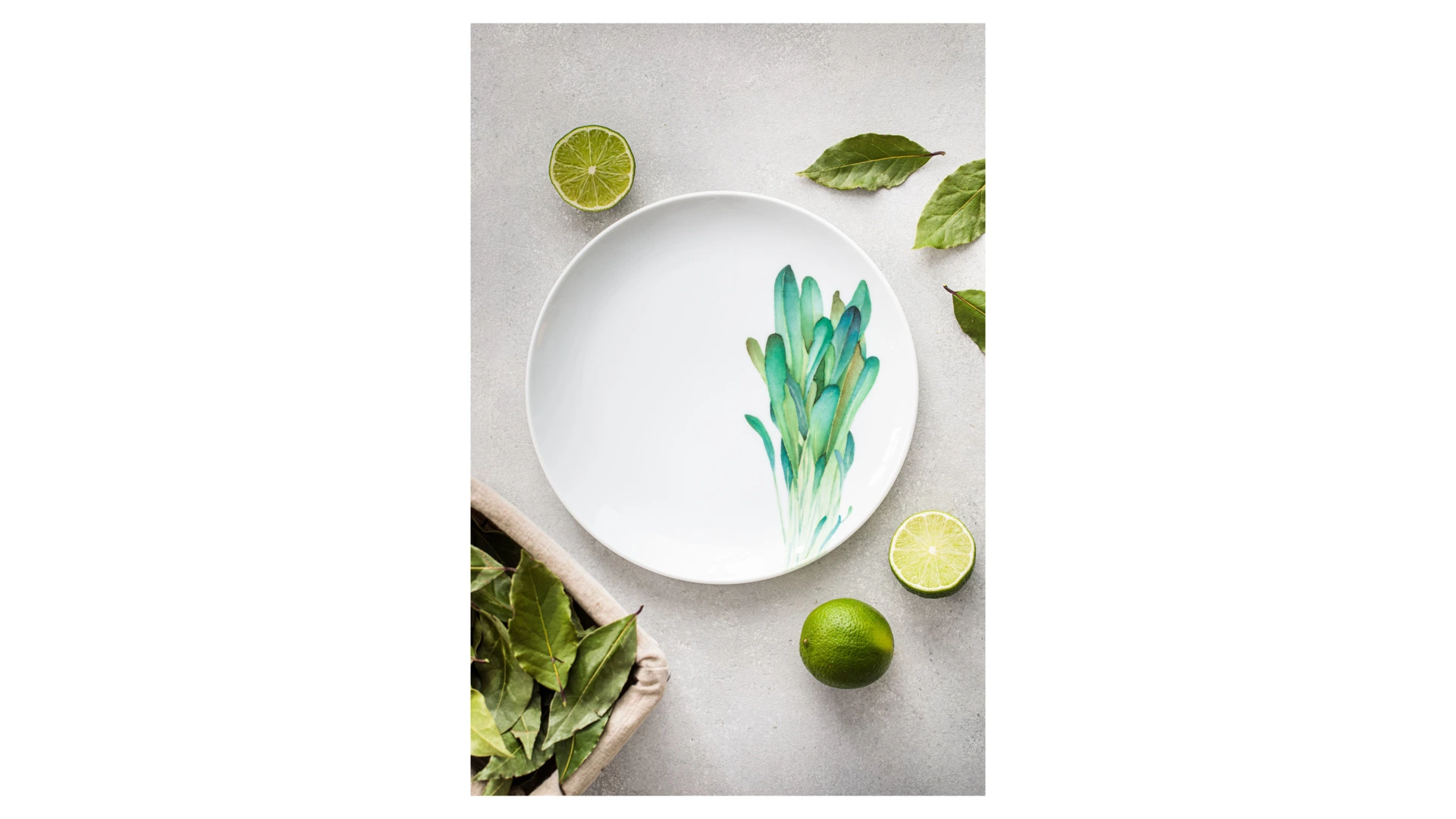 Тарелка закусочная Noritake Овощной букет Горчица 24 см, фарфор