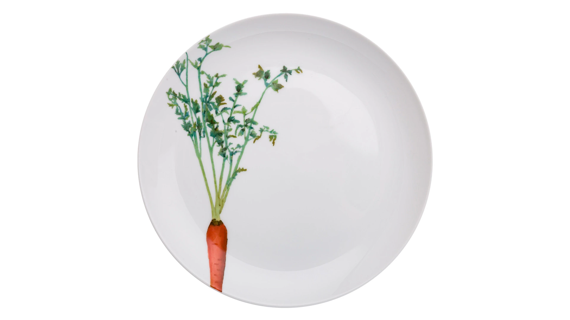 Тарелка закусочная Noritake Овощной букет Морковка 24 см, фарфор