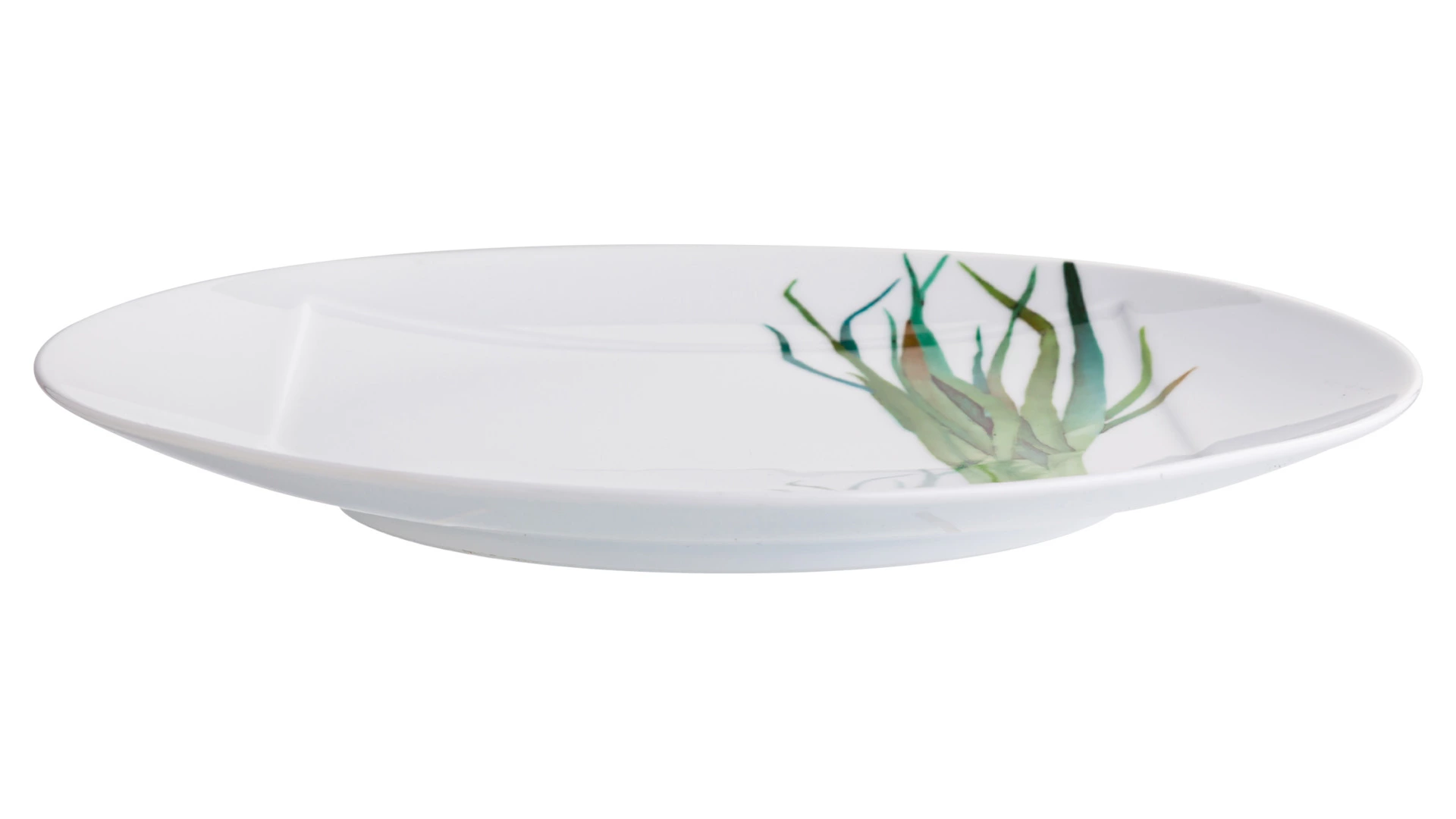 Тарелка обеденная Noritake Овощной букет Зеленый лук 27 см, фарфор