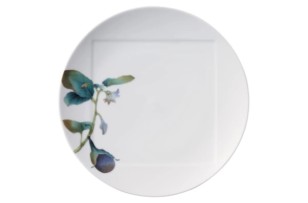 Тарелка обеденная Noritake Овощной букет Баклажан 27 см, фарфор