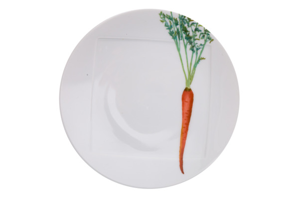 Тарелка десертная Noritake Овощной букет Морковка 16 см, фарфор
