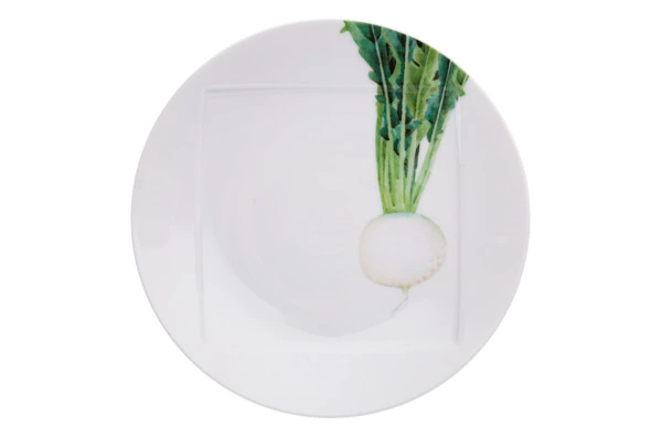 Тарелка десертная Noritake Овощной букет Редька 16 см, фарфор