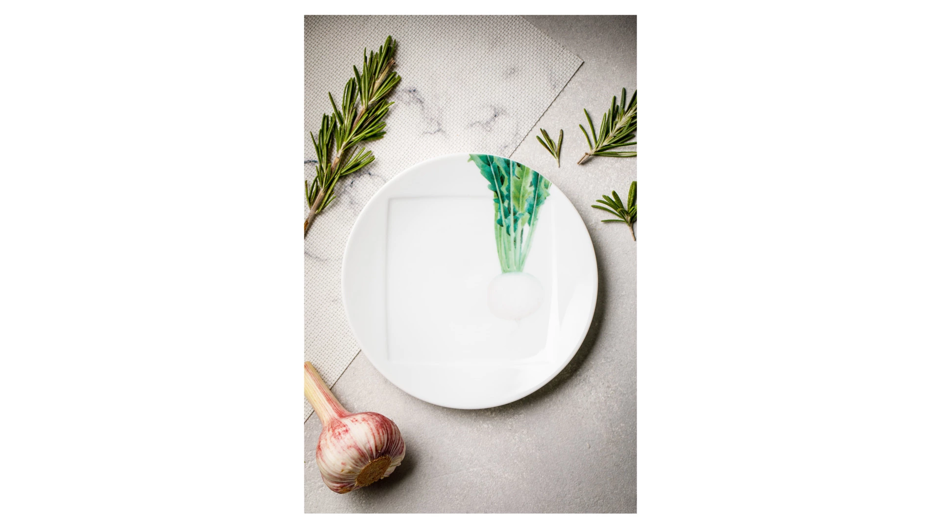 Тарелка десертная Noritake Овощной букет Редька 16 см, фарфор