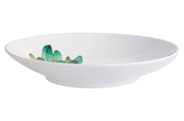Тарелка для пасты Noritake Овощной букет Горчица 23 см, фарфор
