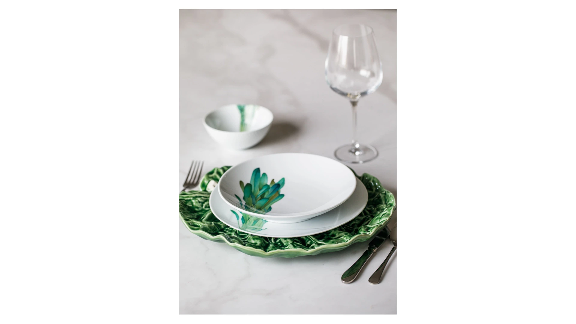 Тарелка для пасты Noritake Овощной букет Горчица 23 см, фарфор