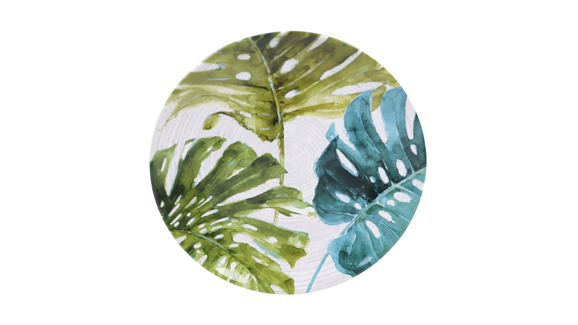 Тарелка обеденная Certified Int. Пальмовые листья 27 см,керамика