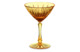 Набор бокалов для мартини ГХЗ Медовый спас 200 мл, 2 шт, янтарный, хрусталь
