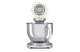 Миксер планетарный SMEG SMF02CREU, 800 Вт, чаша стальная 4,8л, 3 насадки, алюминий литой, кремовый
