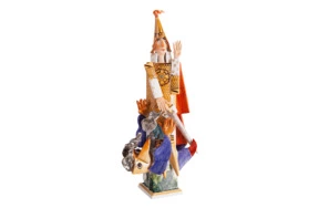 Фигурка Meissen 35см Мститель Руслан и Людмила (Уникат, П.Штранг, 2019г)