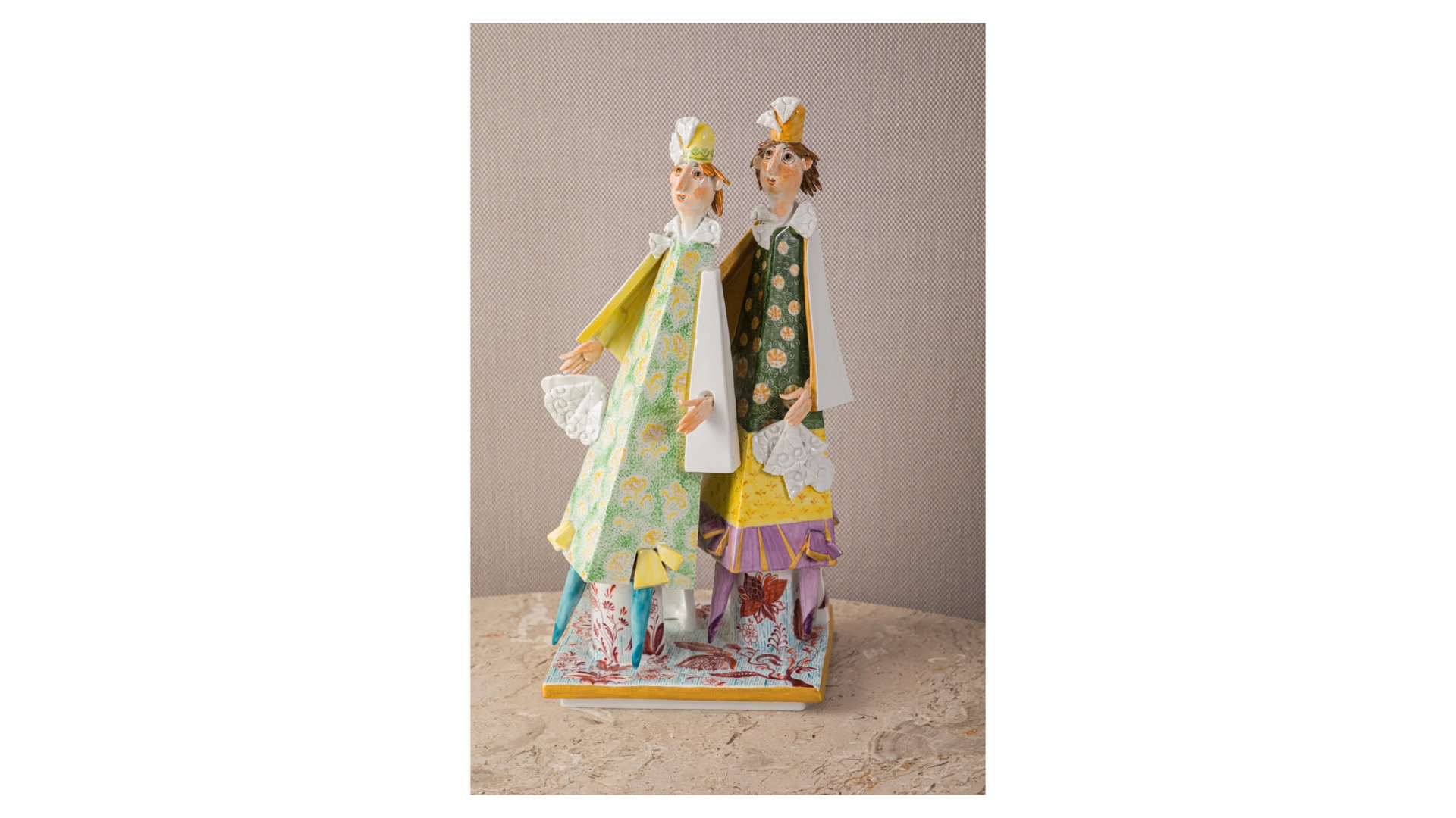 Фигурка Meissen Подружки невесты Руслан и Людмила 34,5 см, Уникат, ПШтранг, 2019г