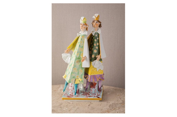Фигурка Meissen Подружки невесты Руслан и Людмила 34,5 см, Уникат, ПШтранг, 2019г