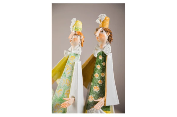 Фигурка Meissen Подружки невесты Руслан и Людмила 34,5 см, Уникат, ПШтранг, 2019г