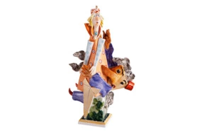 Фигурка Meissen 29см Похищение Руслан и Людмила (Уникат, П.Штранг, 2019г)