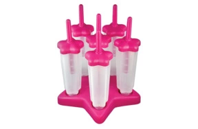 Набор формочек для мороженого на палочке Tovolo Звёздочка 120 мл, 6 шт, розовый