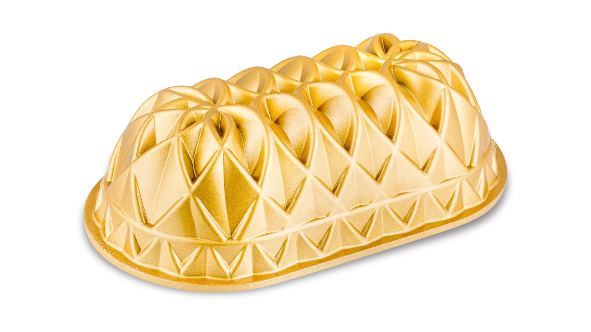 Форма для выпечки Nordic Ware Юбилейный пирог овальная 1,4 л, литой алюминий, золотая