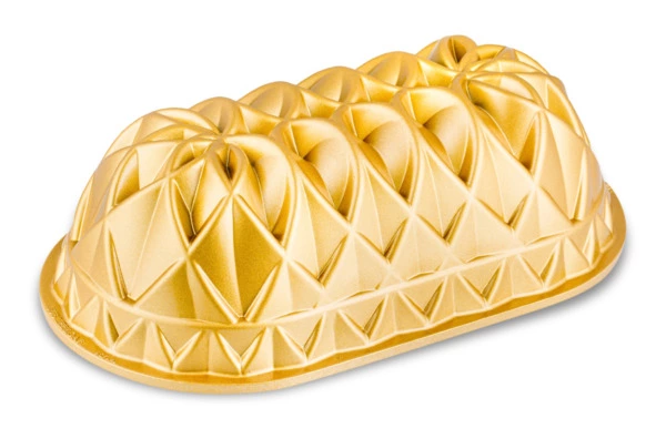 Форма для выпечки Nordic Ware Юбилейный пирог овальная 1,4 л, литой алюминий, золотая