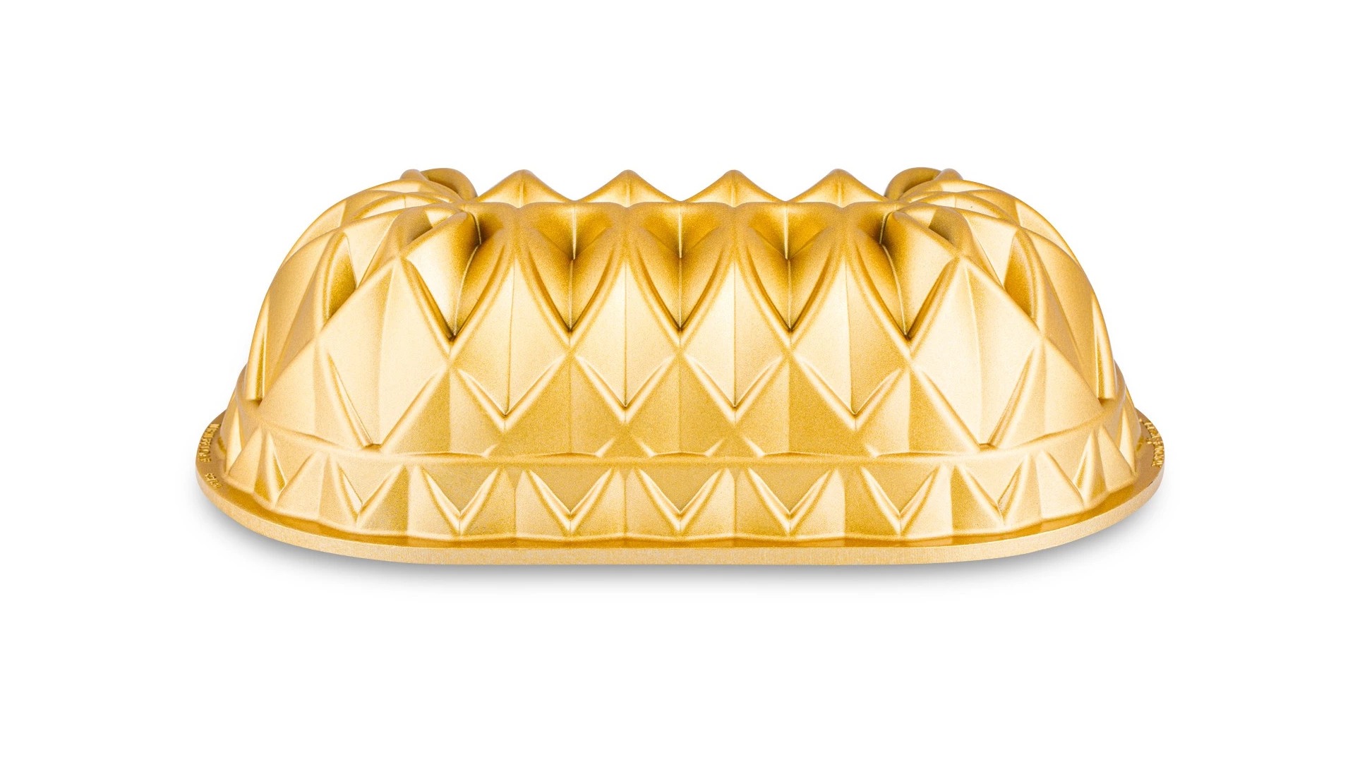 Форма для выпечки Nordic Ware Юбилейный пирог овальная 1,4 л, литой алюминий, золотая