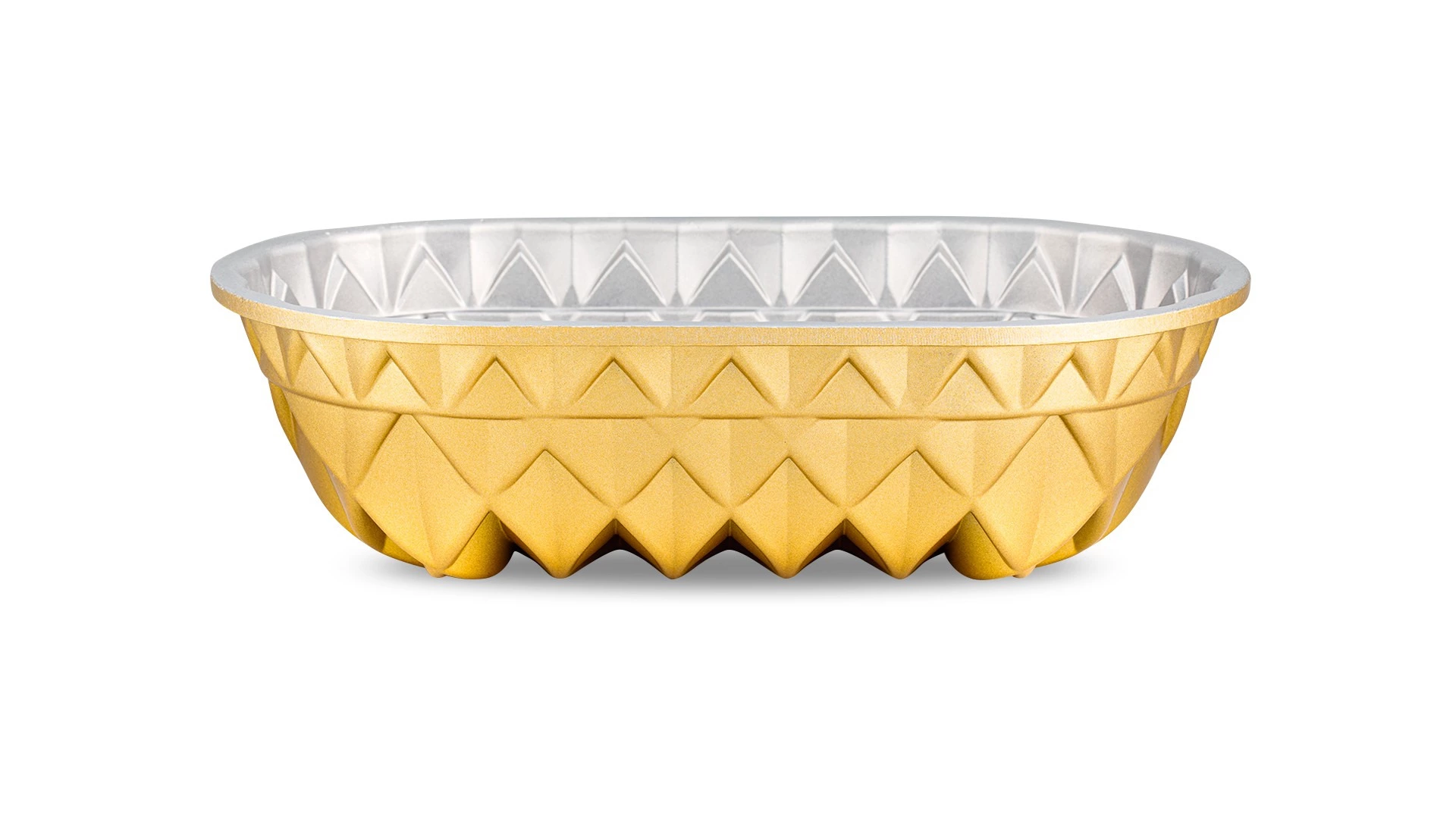 Форма для выпечки Nordic Ware Юбилейный пирог овальная 1,4 л, литой алюминий, золотая