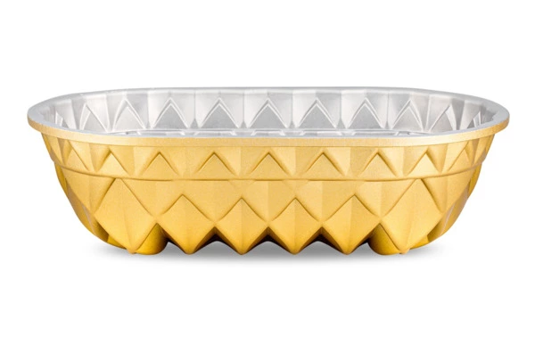 Форма для выпечки Nordic Ware Юбилейный пирог овальная 1,4 л, литой алюминий, золотая