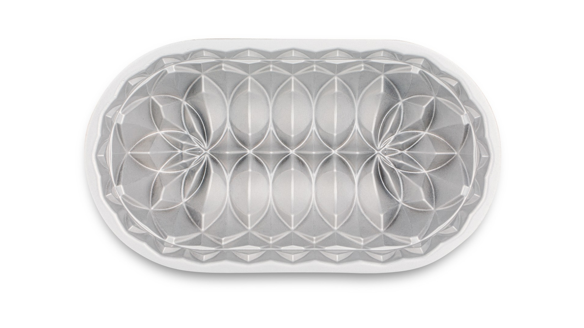 Форма для выпечки Nordic Ware Юбилейный пирог овальная 1,4 л, литой алюминий, золотая