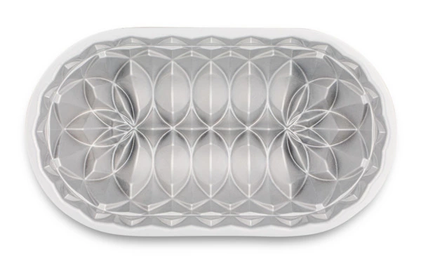 Форма для выпечки Nordic Ware Юбилейный пирог овальная 1,4 л, литой алюминий, золотая