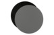 Подставка под бокалы круглая Adj двусторонняя d12 см, черно-серый