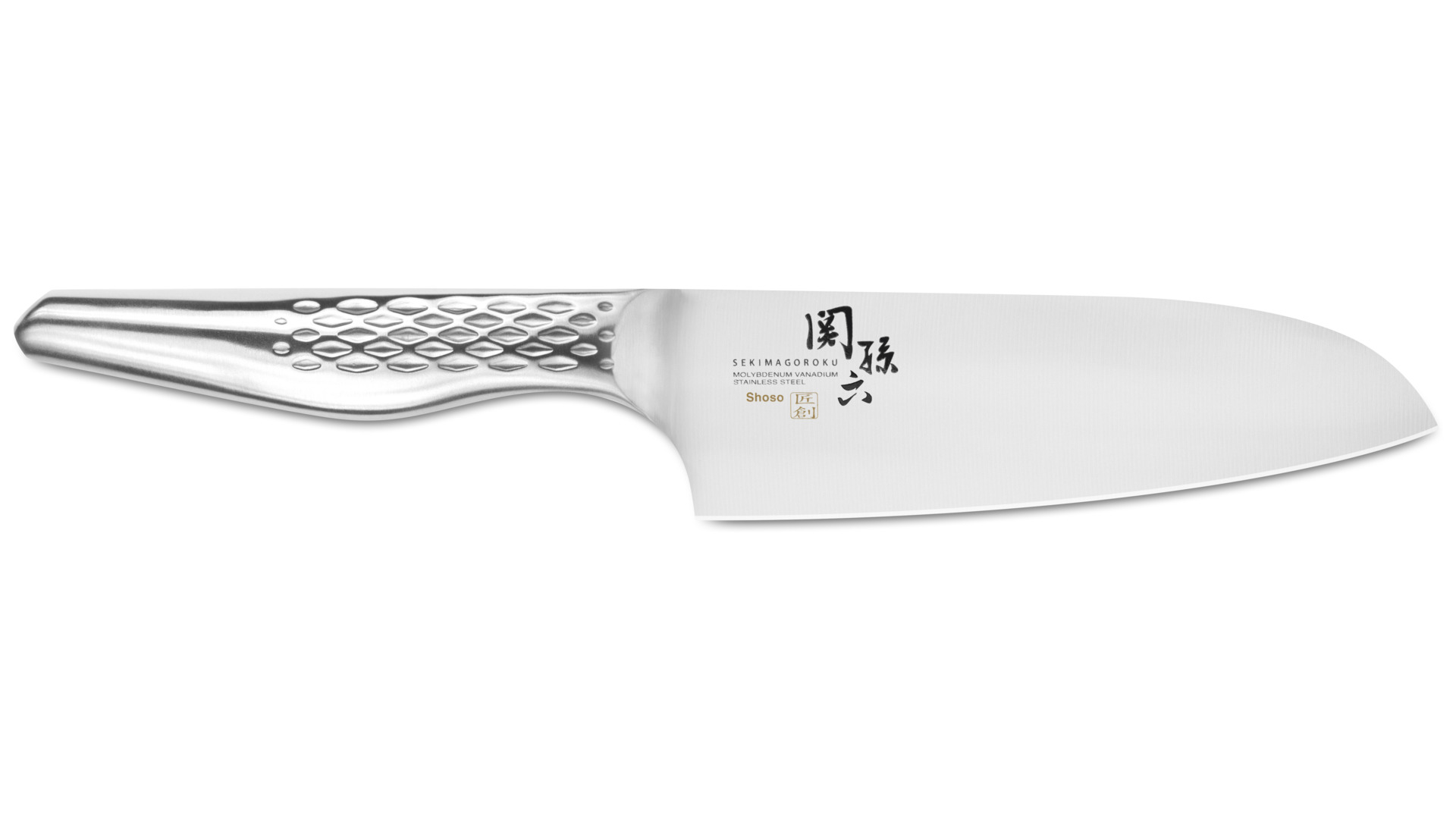 Нож кухонный Сантоку KAI Магороку Шосо 14,5 см, сталь кованая нержавеющая