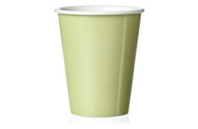 Стакан чайный Viva Scandinavia Laurа 200 мл, фарфор твердый, светло-зеленый