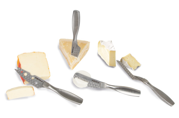 Набор мини-ножей для всех видов сыра Boska Монако+ 19х19 см, 4 шт, сталь, п/к