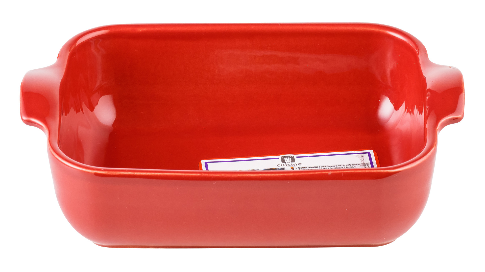 Форма для запекания прямоугольная Esprit de cuisine 19,4x13 см, 500 мл, малиновая