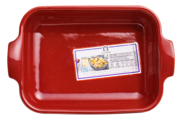 Форма для запекания прямоугольная Esprit de cuisine 19,4x13 см, 500 мл, малиновая