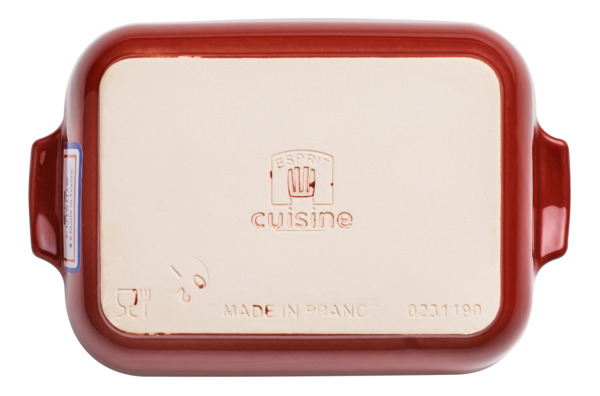 Форма для запекания прямоугольная Esprit de cuisine 19,4x13 см, 500 мл, малиновая