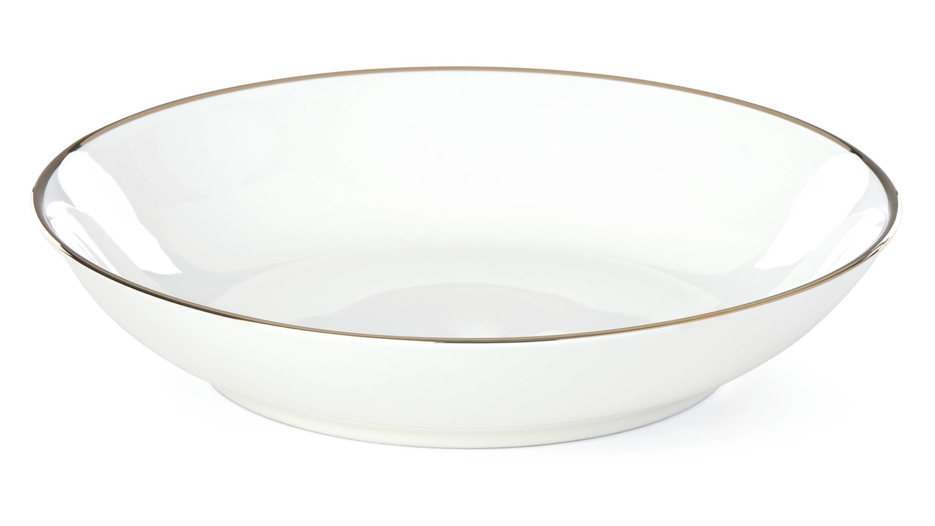 Тарелка суповая Lenox Трианна 22 см белая