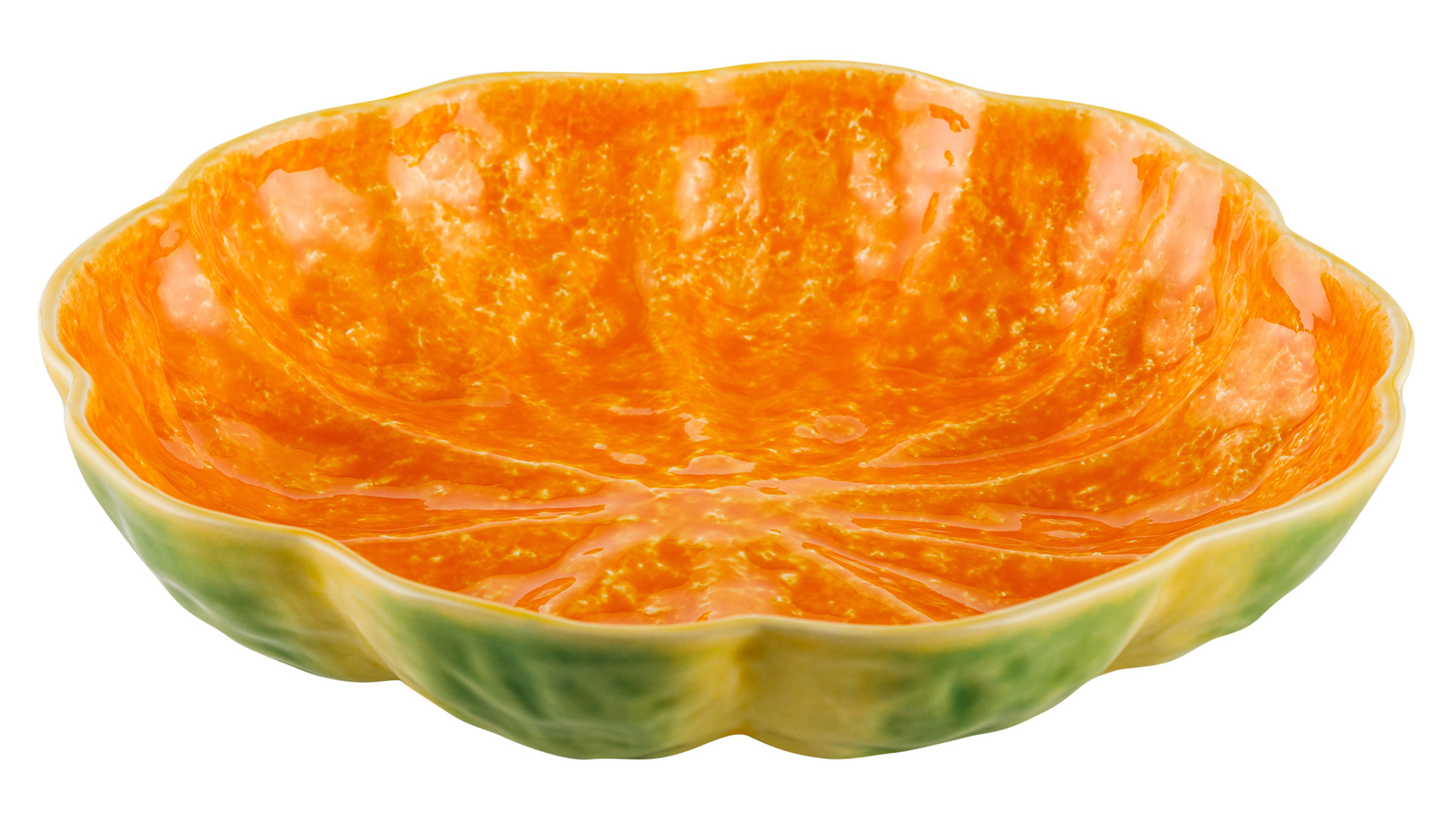 Тарелка суповая Bordallo Pinheiro Тыква 26 см, керамика