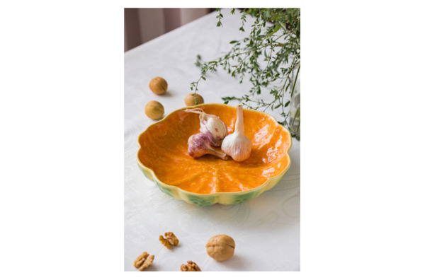 Тарелка суповая Bordallo Pinheiro Тыква 26 см, керамика
