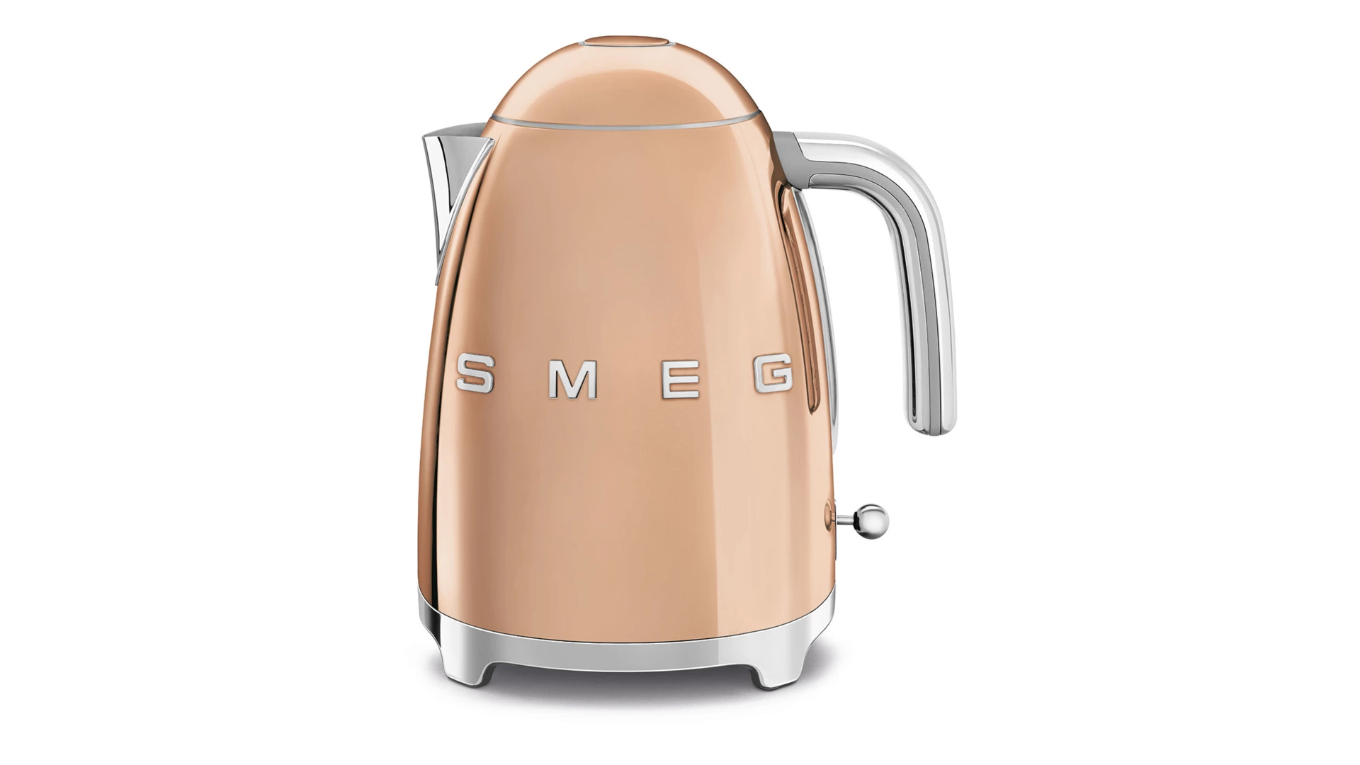 Чайник электрический SMEG KLF03RGEU, 2400 Вт 1,7 л, розовое золото
