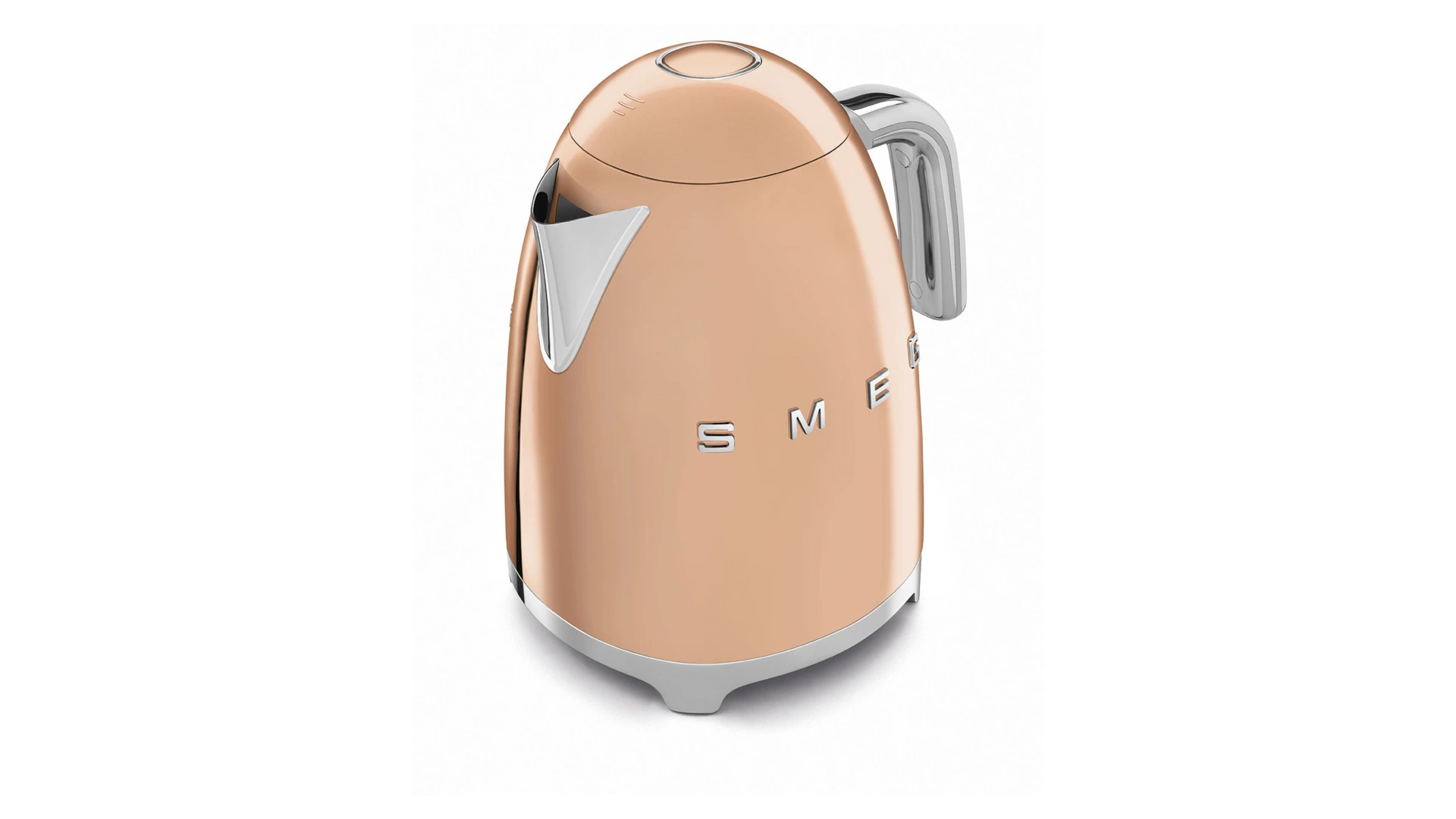 Чайник электрический SMEG KLF03RGEU, 2400 Вт 1,7 л, розовое золото