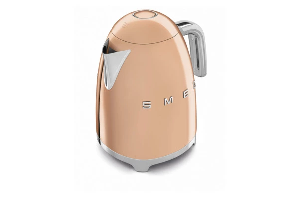 Чайник электрический SMEG KLF03RGEU, 2400 Вт 1,7 л, розовое золото