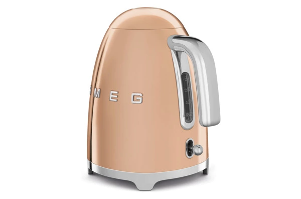 Чайник электрический SMEG KLF03RGEU, 2400 Вт 1,7 л, розовое золото