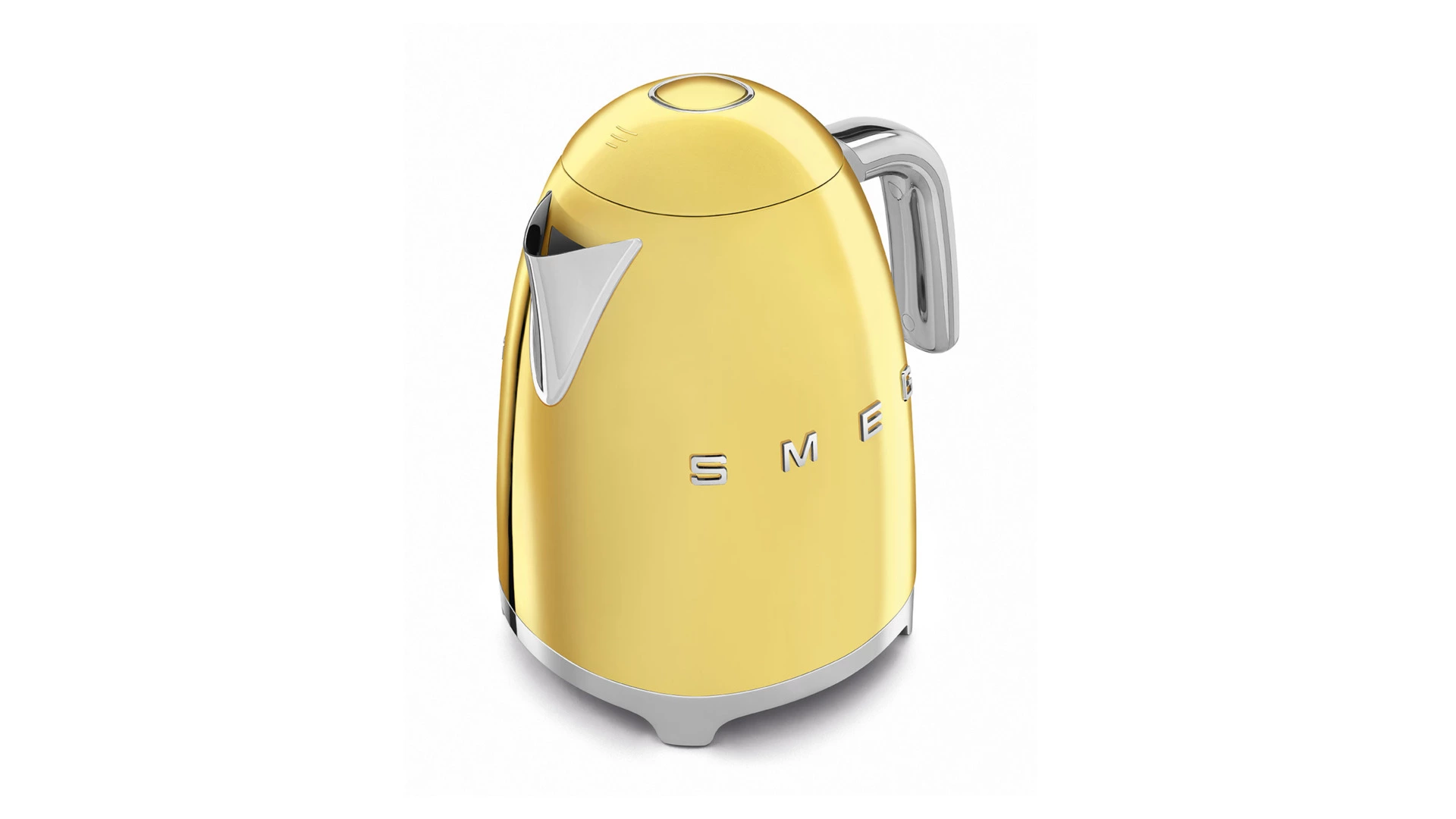 Чайник электрический SMEG KLF03GOEU, 2400 Вт, 1,7 л, золото