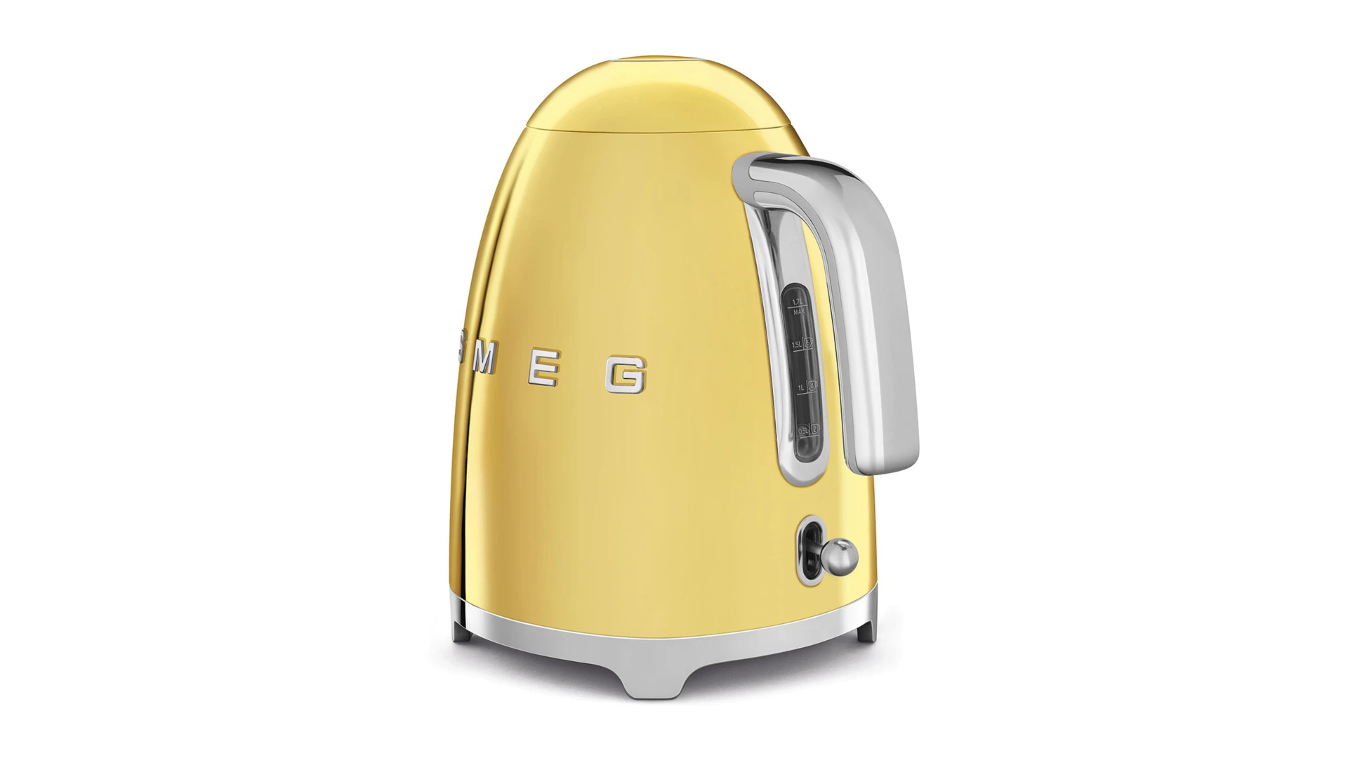 Чайник электрический SMEG KLF03GOEU, 2400 Вт, 1,7 л, золото