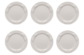 Набор тарелок закусочных Bordallo Pinheiro Кролики 21,5 см, керамика, 6шт