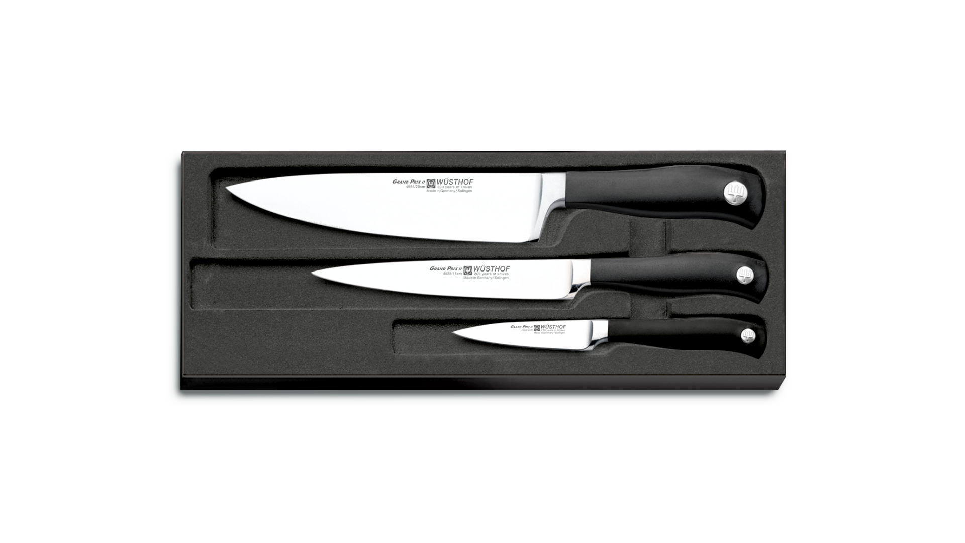 Набор кухонных ножей WUESTHOF Grand Prix II, 3 предмета
